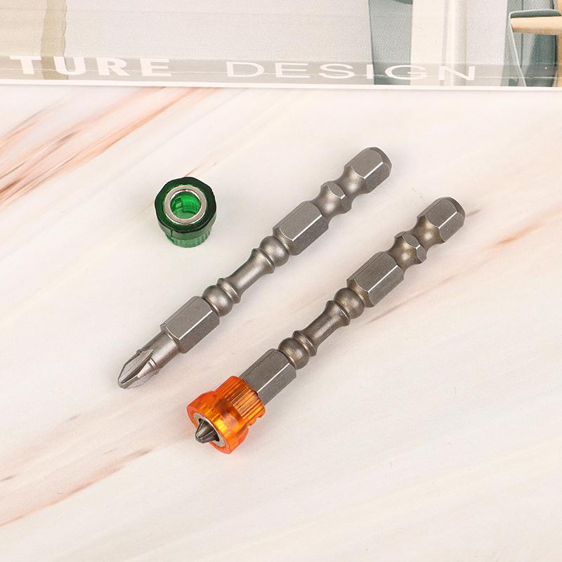 5/10Pcs Screwdriver Drill Bit With Magnetic Bit Bit 1/4 Inch 6.35Mm Hex Handle Electric Drill Tool Attachment Single Head