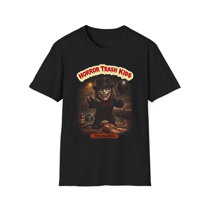Horror Trash the Grabber - the Black phone Tee | Horror Character Unisex T-Shirt Graphic Tee XXXL