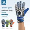 Kids' & Adults' Goalkeeper Gloves with Finger Protection - Anti-collision, Anti-slip, Wear-resistant Latex for Training & Matches.