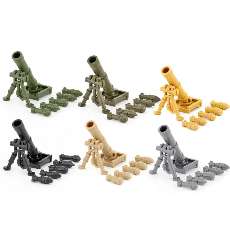 Military Building Block Set Compatible Solider Figures Army Weapons Guns Gift Presents Equipment Accessories NSV Gatling Mortar Toys Playsets
