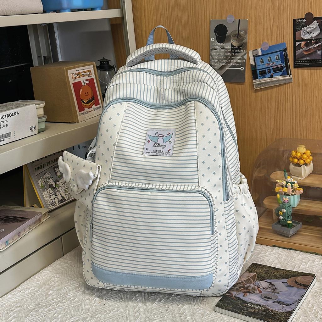 Schoolbag Korean schoolbag girl original design sense niche non-collision large capacity junior high school backpack ins wind backpack