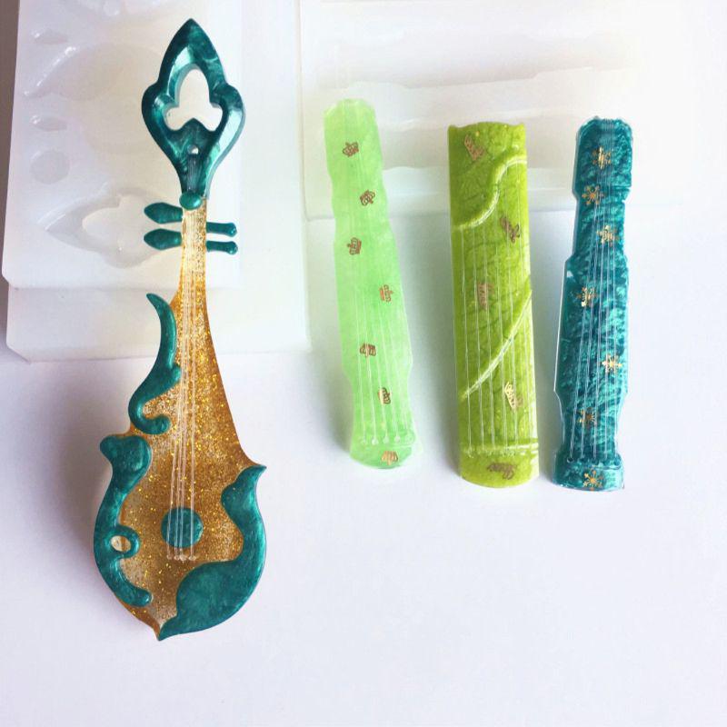 Mold String Instruments Buy 4Pcs Musical Instruments Silicone Molds Kit Guqin Guzheng Pendant ...