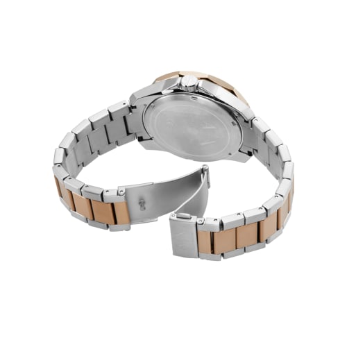 A|X Armani Exchange SPENCER AX1962 Men's Watch in Silver and Pink Gold