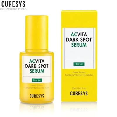 Curesys Acvita Dark Spot Serum, Blemish, Green System, Contains Vitamin Tree Water, 30 Ml.