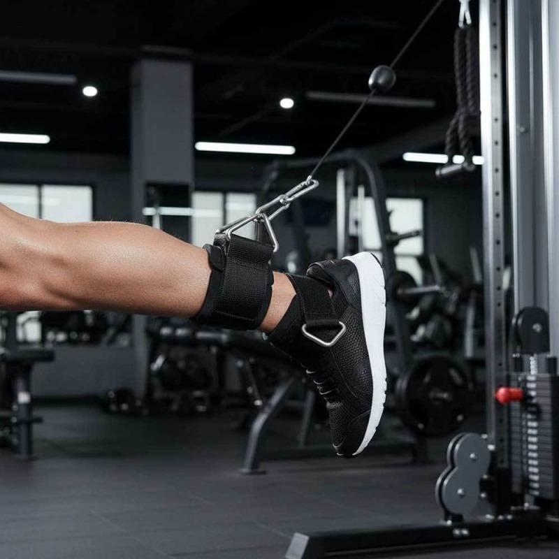 2Pcs Wristband Buckle Hand Strap Fitness Accessory for Arm Workout Training Resistance Rope Exercise Equipment