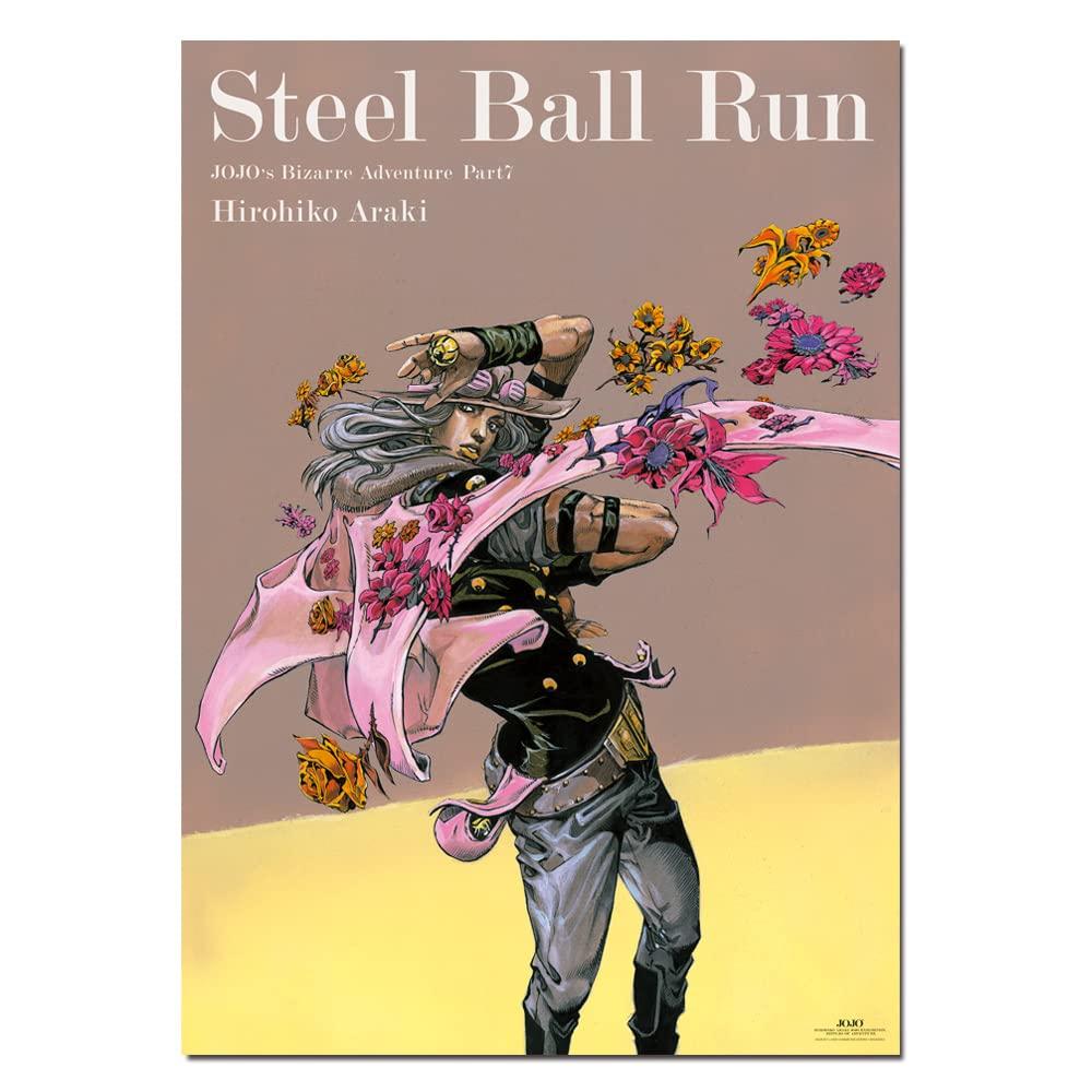 Bizarre Adventure Part 7 Steel Ball B2 Poster Hirohiko Araki