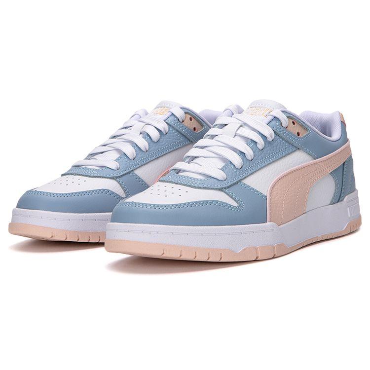 Puma RBD Game Low Blue Wash Island Pink Unisex Sneakers White 386373-09