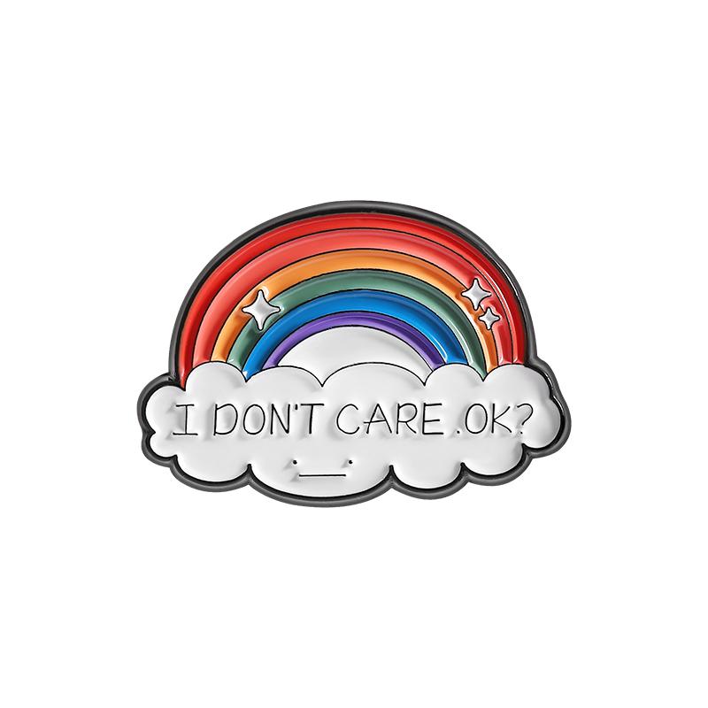 LGBTQ Rainbow Enamel Pin You’re Safe With Me Pride Metal Brooches Lapel Badges Jewelry Gift for Gay Homosex Lesbian Friends