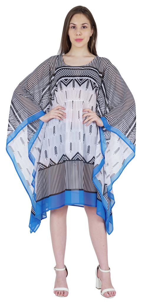 Moomaya Summer Bikini Cover Up Kaftan For Womens Sexy Sheer Swimwear Caftan Beach