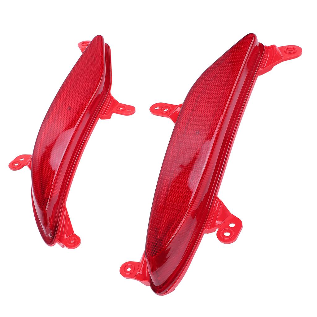 Pair of Rear Bumper Reflector Colorfast 924062W200 Red Housing Left Right Reflective Strip for Santa Fe Sport 2013 2016