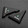 QYSK1 2pcs Silicone Car Door Corner Cover Auto Anti-collision Protection Sticker For Skoda Kodiaq Octavia Fabia Karoq Enyaq Kamiq Yeti