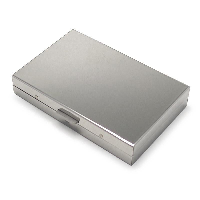 Stainless Steel 10-Card Metal Wallet & Case for Credit/Business Cards