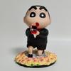 18cm Crayon Shin-chan Anime Figure Nohara Shinnosuke Propose Creative Statue Decor Collection Model Action Figurine Toys Gift