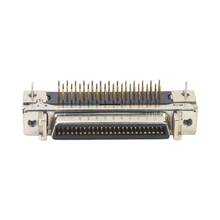 Robuster SCSI-Buchsen-Board-Steckverbinder Metallkontakte 14pol 20pol 26pol 36pol 50pol Lötplatine Halter