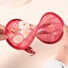 Floral Round Hand Fan Mini Pocket Cooling Fan New Handheld Folding Fan  Outdoor Beach