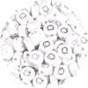 100pcs/lot 7mm Round Acrylic Letter Beads A-Z Alphabet Beads Loose Beads For DIY Bracelet Necklace Keychain Jewelry Making