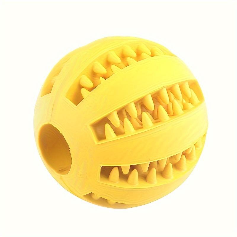 Pet Dog Cleaning Rubber Ball Toys for Small Dogs Interactive Elasticity Puppy Chew Toy Tooth Food Ball Toy Pet Stuff Accessories