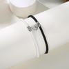 Hand Woven Luminous Heart Bracelet Set For Couple And Best Friends Gift Jewelry