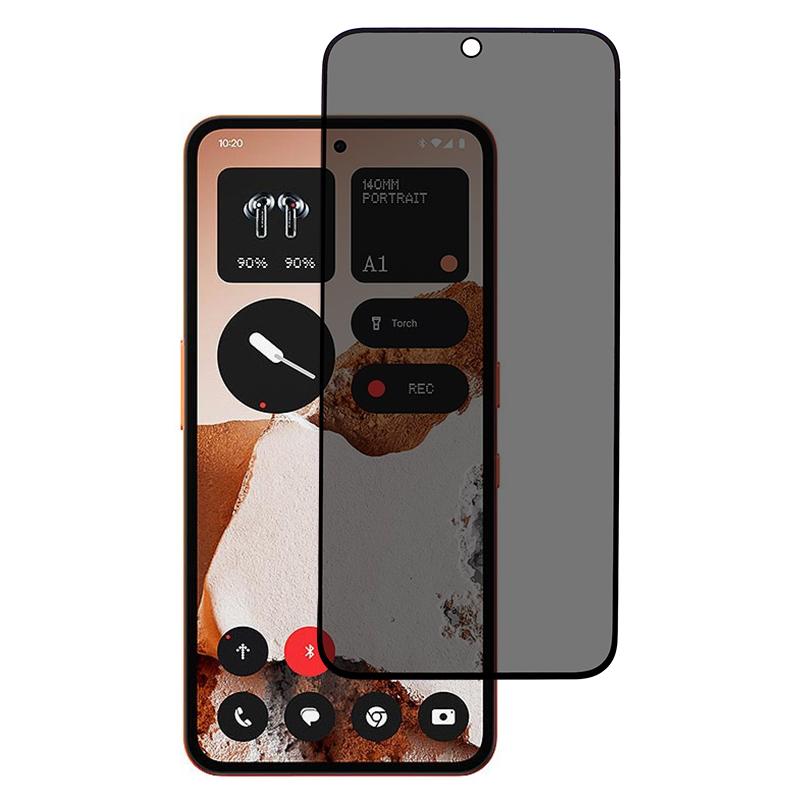 

Для Nothing CMF Phone 2 Pro Загартоване скло проти шпигунства з повним покриттям та шовкографічним друком As Shown A