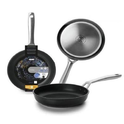 Frying Pan - Ibili - Titan - 30 Cm - Cast Aluminum - Induction Compatible