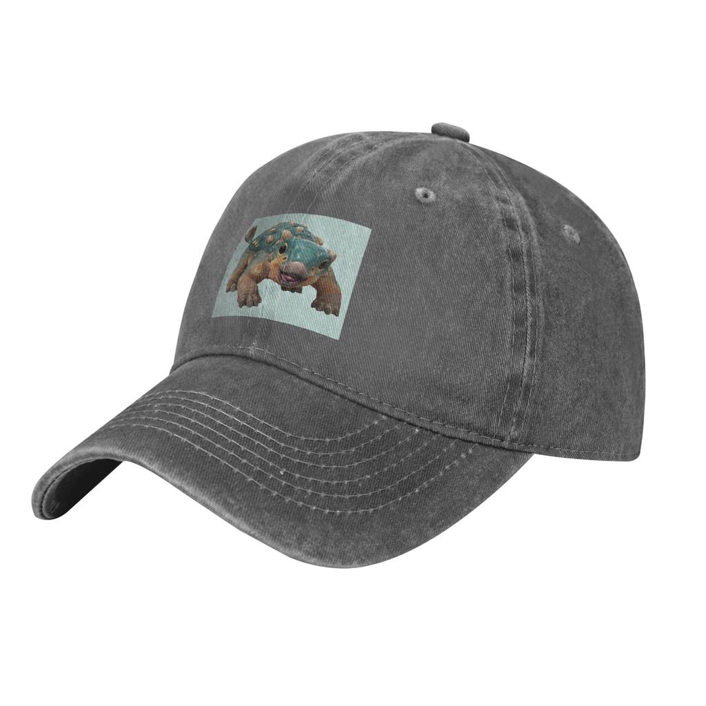 Bumpy Ankylosaurus Magniventris Baseball Caps Fashion Washed Denim Hats Adjustable Casquette Baseball Cowboy Hat for Unisex