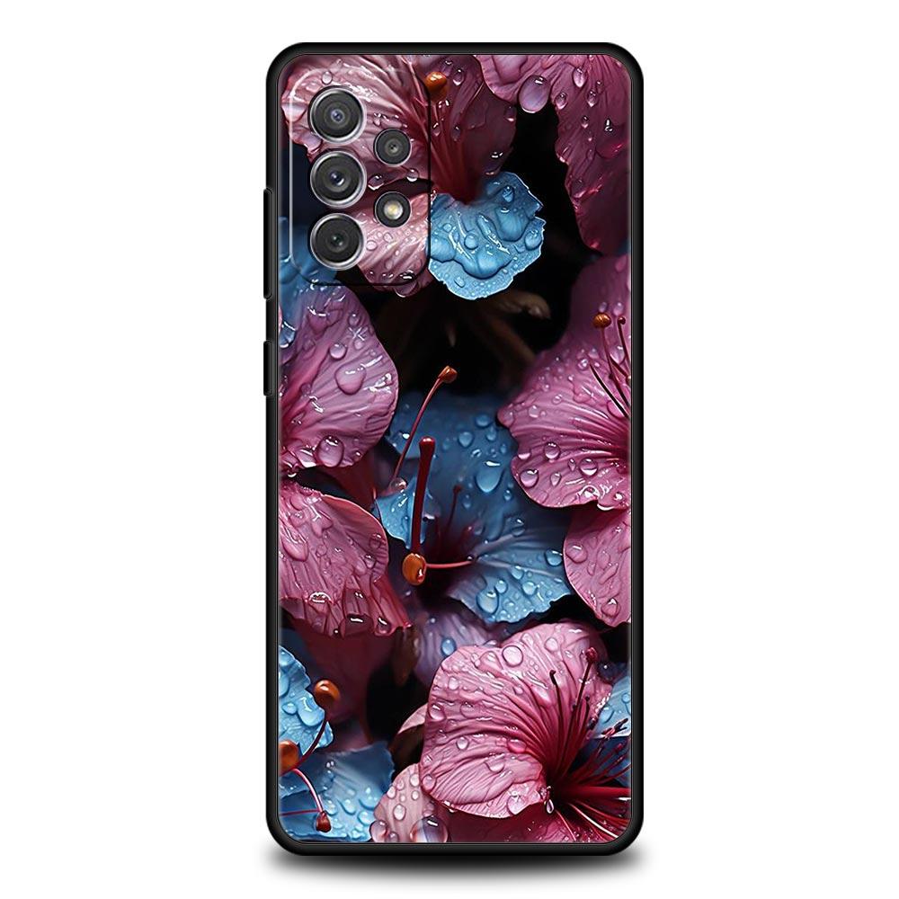 

Чехол с рисунком «Красивые Цветы Листья» для Samsung A51 A71 A21S A12 A11 A15 A25 A31 A41 A52 A32 A23 A33 A53 A73 A03S A05S A13 5G A72 Samsung A03s