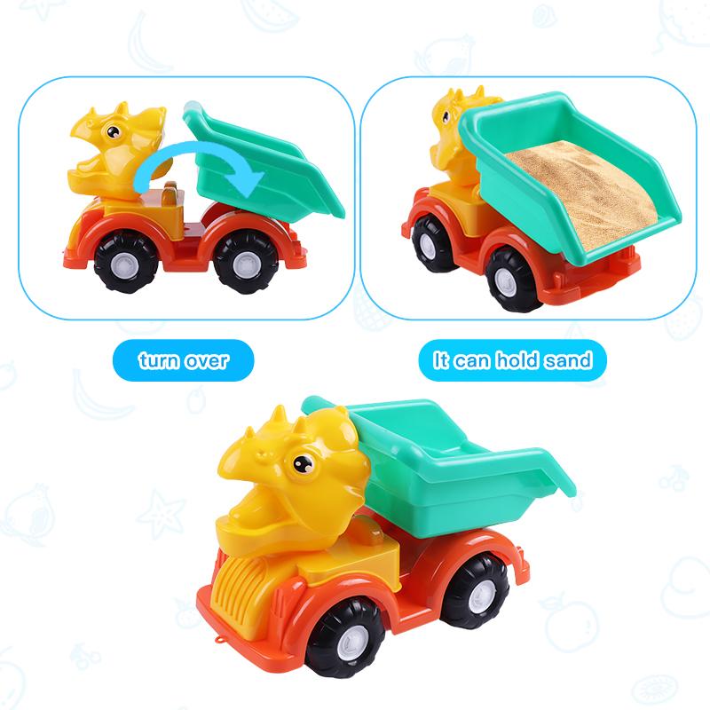 Children's Beach Toy Set Baby Playing In Water W/ Sand Shovel Beach Bucket Sand Truck Funny Swimming Pool Game Random Color