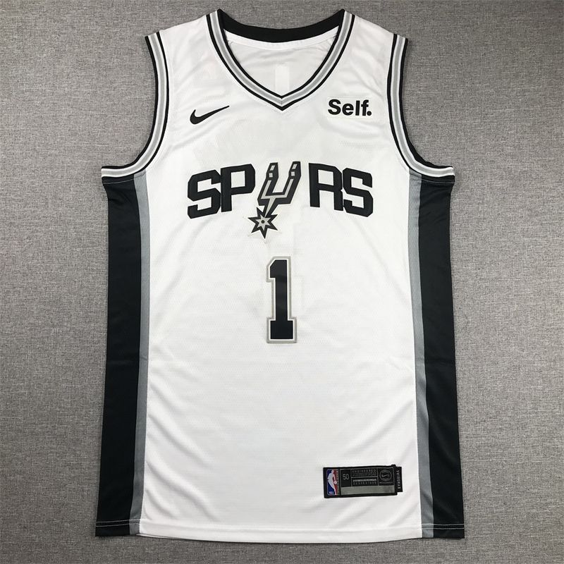 Victor Wembanyama San Antonio Spurs White Jersey #1, Men s Basketball Uniform 2026 S