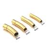 1Pcs Stainless Steel Snap Clasps For 3/4/5/6mm Round Leather Rope Bracelet End Clasps Connectors DIY Jewelry Making Accessories