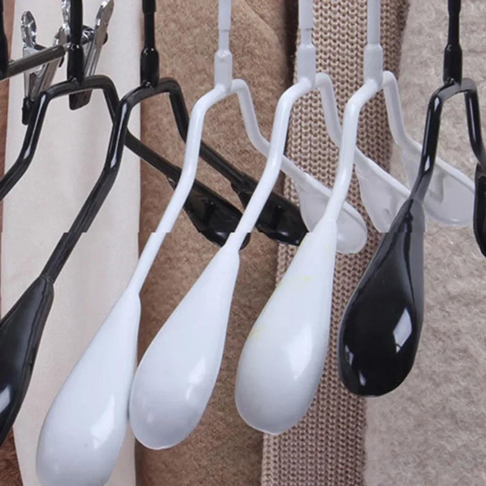 Rack 1pc Metal Dip Plastic Clothes Hanger Pants Clip Wide Shoulder Adult Non-slip Seamless Drying Rack Wardrobe Storage Space