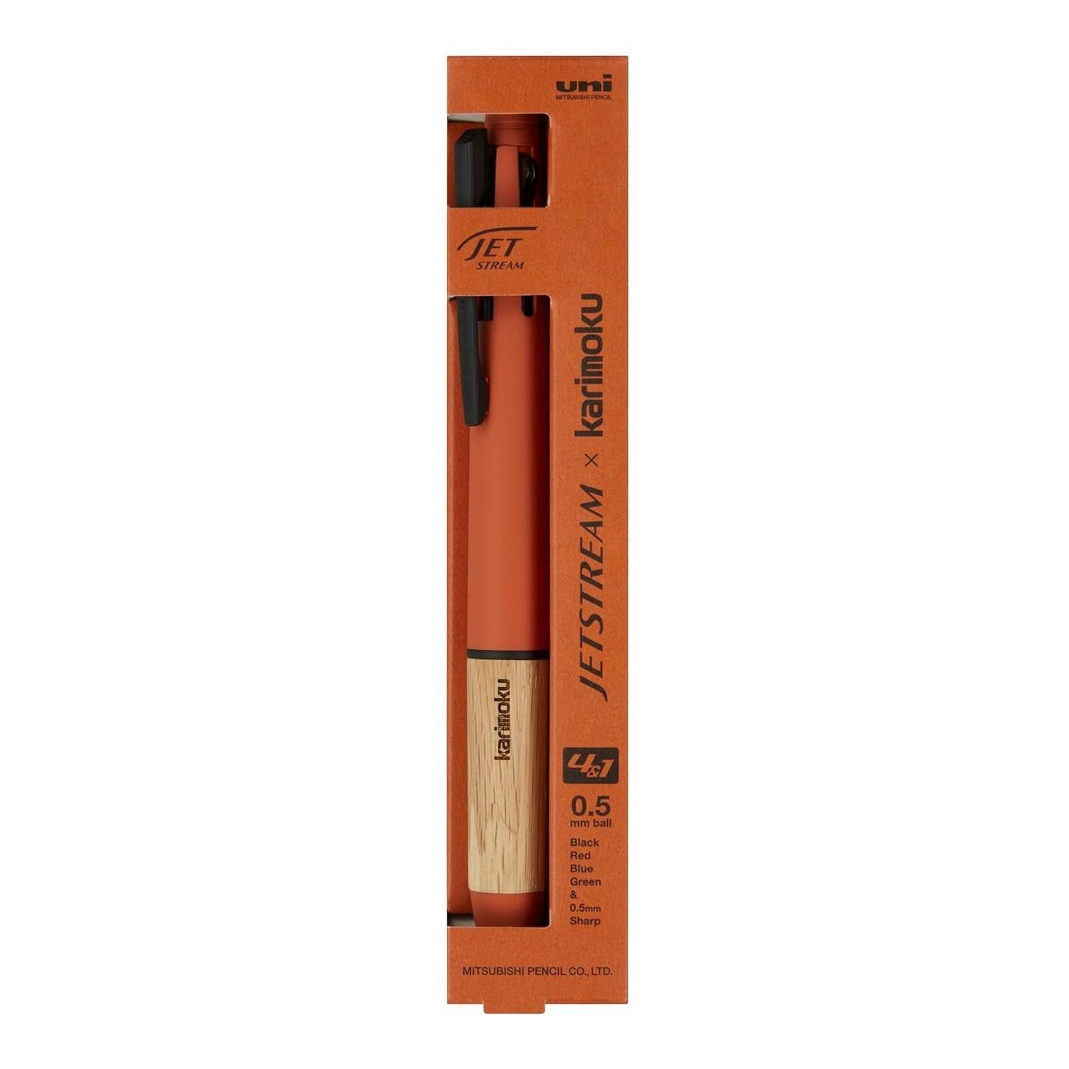 Mitsubishi Pencil Multi-function Pen Jetstream Karimoku 41 0.5 Sunset Orange MSXE5KF05.4