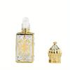 2 Pcs/set Random Pattern Luxury Golden Essential Oil Roller Bottle Refillable Perfume Bottle Glass Roll-On Essential Oil Bottle Cosmetics Container