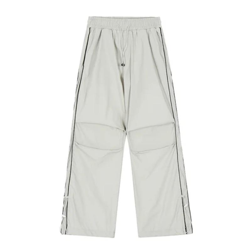 

Повседневные спортивные женские брюки Dopamine Wear, розово-красные брюки, новинка лета 2023, джазовые свободные спортивные брюки с высокой талией и широкими карманами для женщин XL серый