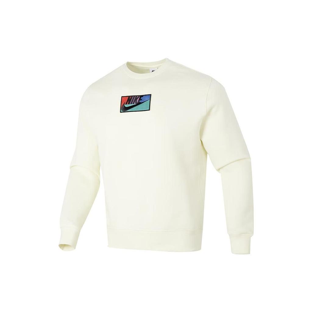 Nike Letter Print Crew Neck Sweatshirt Men Tops FB8436-113