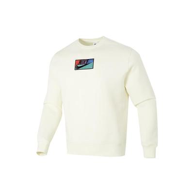 Nike Felpa Girocollo con Stampa Lettere Uomo Top FB8436-113