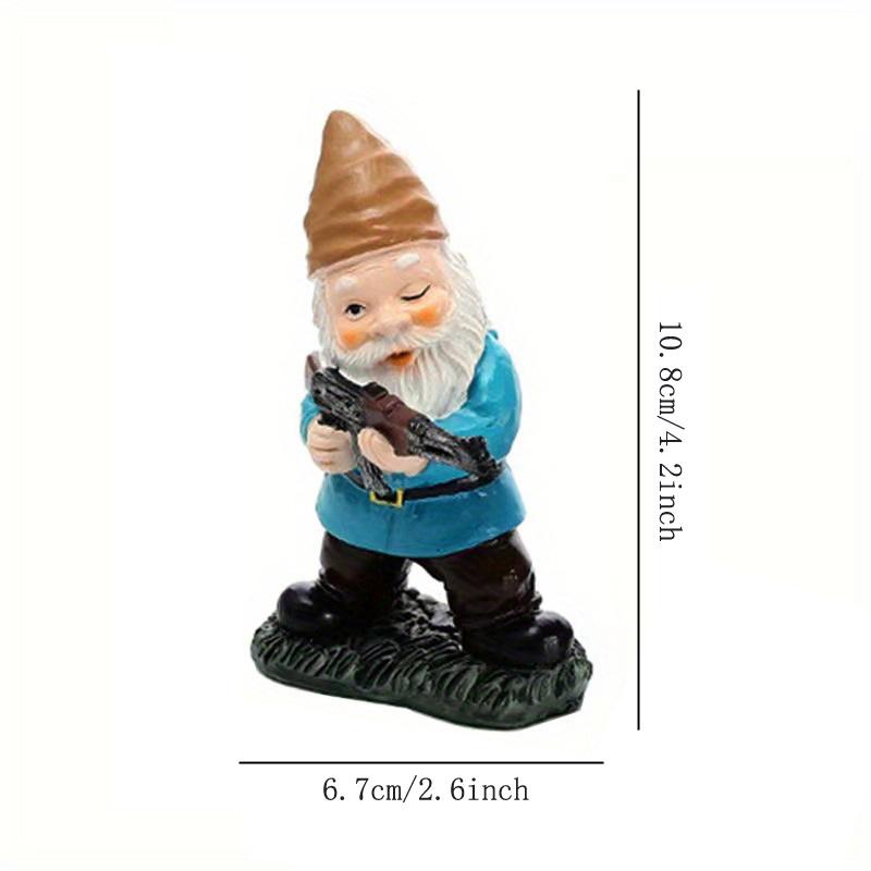 

Статуя садового гнома, 1 шт., садовый гном, украшения из смолы, украшения для садовых ремесел C