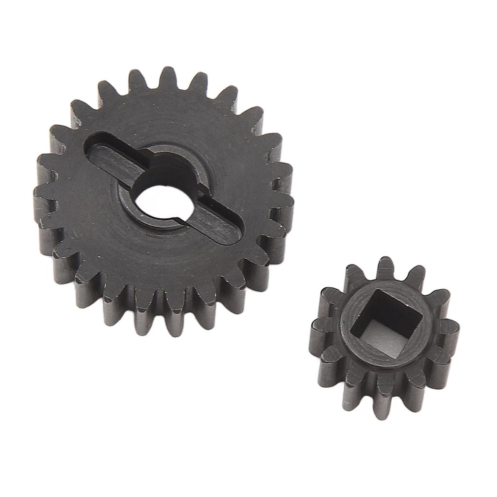 RC Portal Gears 0.8M Portal Gears 12T 23T Steel Gears Compatible for Axial Capra for SCX10 III 1/10 RC Cars