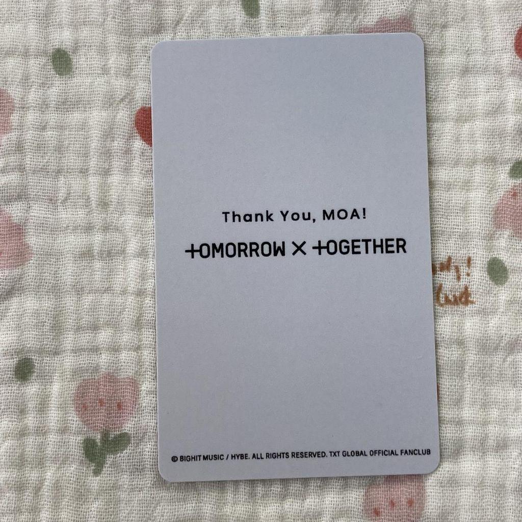 [USED] TXT Hueningkai EP. 2 Venue-limited New Membership FC Fan Club Trading Card