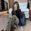 Plus Size Women's Vertical Stripe High Waist Slimming Casual Floor-Length Summer Pants