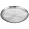 304 Stainless Steel Korean Style Round Serving Plate