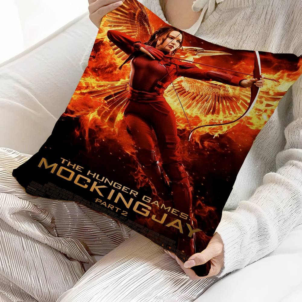 Movie Game Hunger Pillow Gift Home Office Decoration Bedroom Sofa Car Cushion Cover case x