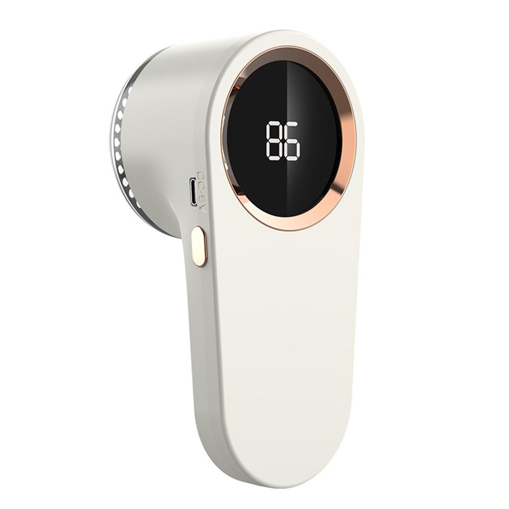 Rechargeable Lint Remover Compact Design Bobble Shaver for Clothes Cleaning High white