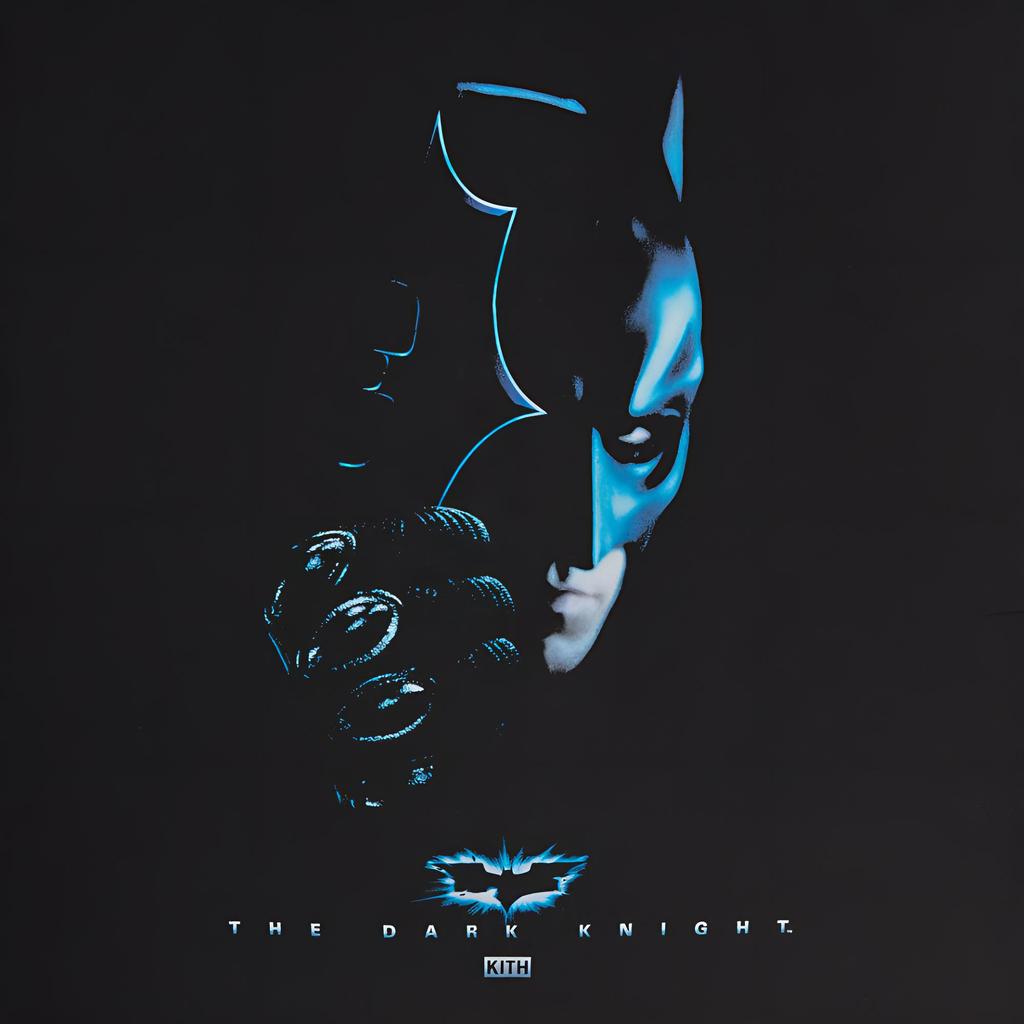 Kith X Batman Dark Knight Vintage Tee Black Men Tops KHM032762-001