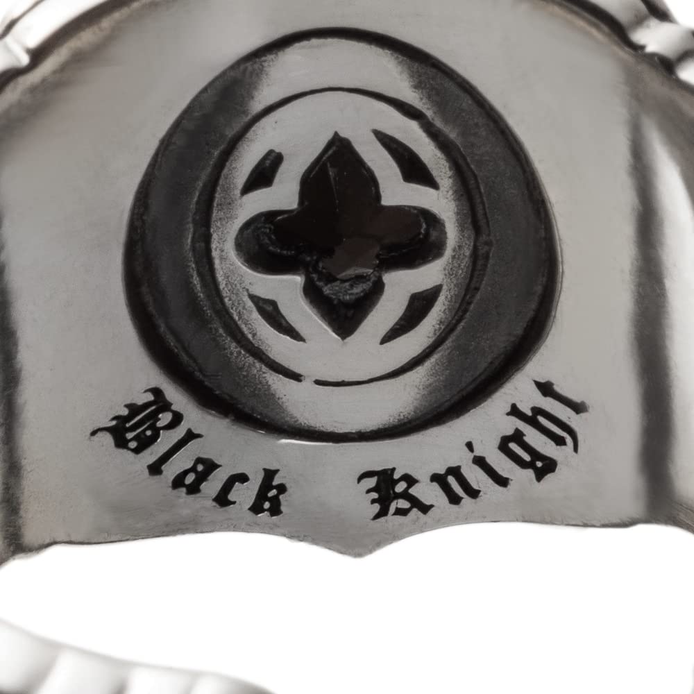 Artemis Classic Black Knight Silver Ring Silver Brand Silver Ring with Mystic Quartz Crystal (ACR0296) - Men's Accessories, Jewelry,
