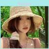 Floral Straw Sun Hat For Women With Wide Brim Sun Protection And Breathable Design For Summer Vacation