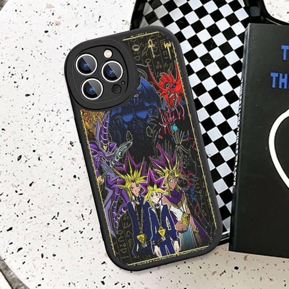

Amine Yu Gi Oh Classic Phone Case For IPhone 16 15 14 13 12 11 Pro Max Plus Leather Cover iPhone 16