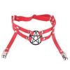 Adjustable Five-Pointed Star Leg Ring with Duckbill Buckle Garter