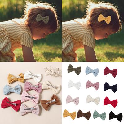 Schleife Haarklammer Kopfschmuck für tägliches Tragen Karomuster Kopfbedeckung für Mädchen Kinder Haarspangen Haarnadel Haaraccessoire