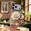 Phone Case: 2D Flat Design, Suitable for iPhone 18, 17, 16, 15, 14, 13 Pro Colorful Silver Protective Case, Couple Style, Baby White Rose, Christmas a