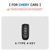 Custodia Copri Chiave per Auto in Vera Pelle Borsa Chiave per Chery Jaecoo J7 J8 7 Tiggo 8plus 5 Plus 7pro Max Omoda 5 Set di Protezione Accessori